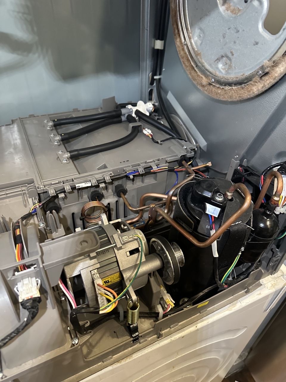 Condensation dryer internal component inspection by KLIA NY